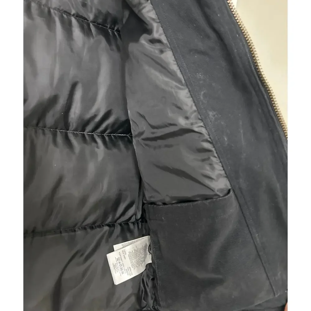 Dickies Mount Hope Sherpa Puffer Jacket Knit Black Women’s Small Cozy Winter - Picture 13 of 16